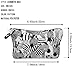 Livel lhood Zebra Makeup Bag Cute Small Organizer Zipper Pouch Zebra Cosmetic Bag Birthday Present for Women Friends