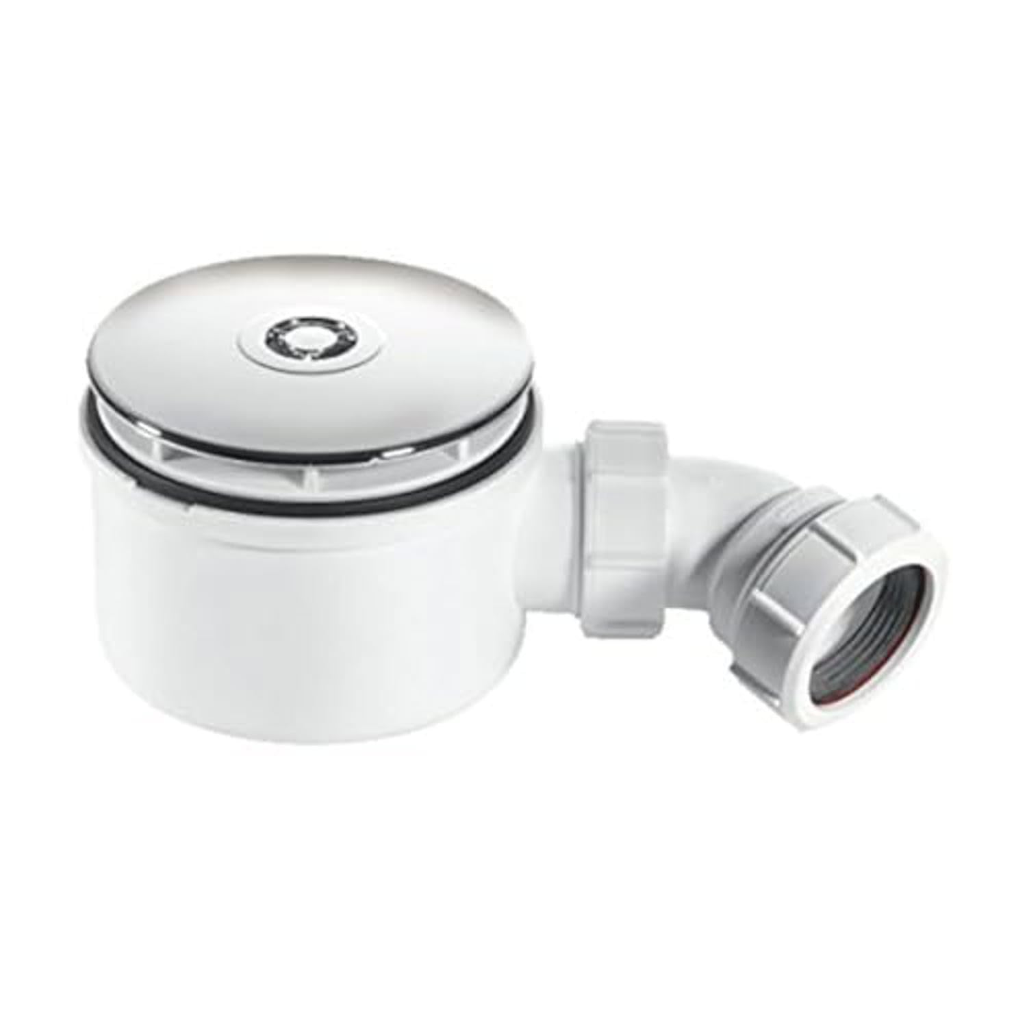 McAlpine ST90CB10-70 Shallow Shower Trap 90mm Waste, 50mm Water Seal, 1½" BSP Outlet.