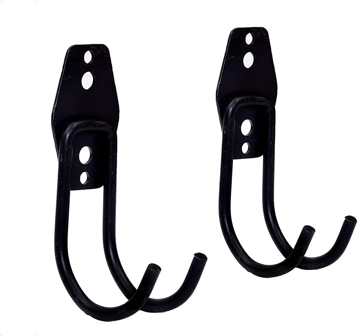 Wall Mount Iron Hooks Hose Pipe Hanger Garage Storage Utility Hooks Organizer Heavy Duty Wall Mount -Pack of 2