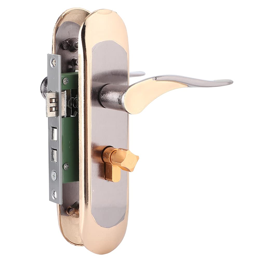 Dfhesdfd One Color Door Handles, Universal Security Door Lock Indoor Bedroom Living Room Mechanical Vintage Set