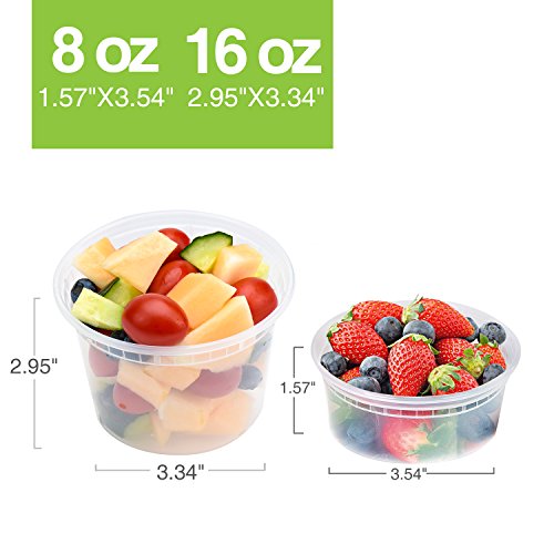 image for Glotoch Express Glotoch 48 Pack (Mixed) 8 oz, 16 oz. and 32 oz. Plasti