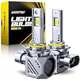 AUXITO HB3 9005 LED Light Bulbs, 1000% Brighter Ultra-Bright, Wireless Plug and Play, 3 Min Quick Install, 20 Years Lifespan, No Flicker, 99% Compatibility,Pack of 2