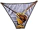 WOSESE Mens String Tanga Bulge Pouch Bikini Tiger WSS26 (L/XL fit Waist 34''-38