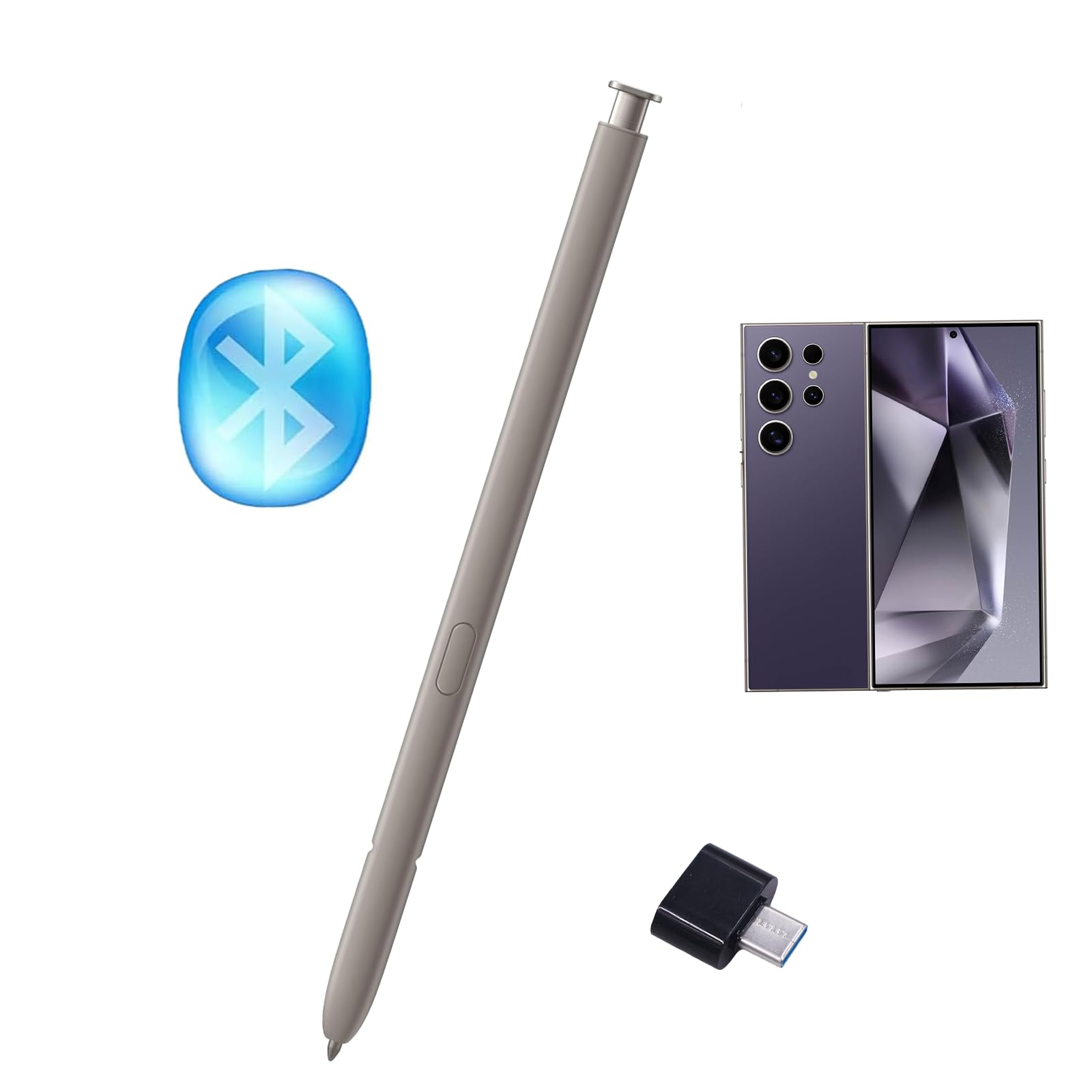 Generic Galaxy S24 Ultra Stylus Pen withBluetooth for Samsung Galaxy S24 Ultra 5G Stylus Pen Replacement for Samsung Galaxy S24 Ultra S Pen (Violet)