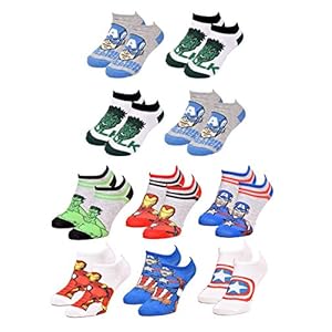 OZABI – Chaussettes Enfant Licence Avengers fantaisie -Assortiment modèles photos selon arrivages- Multicolore