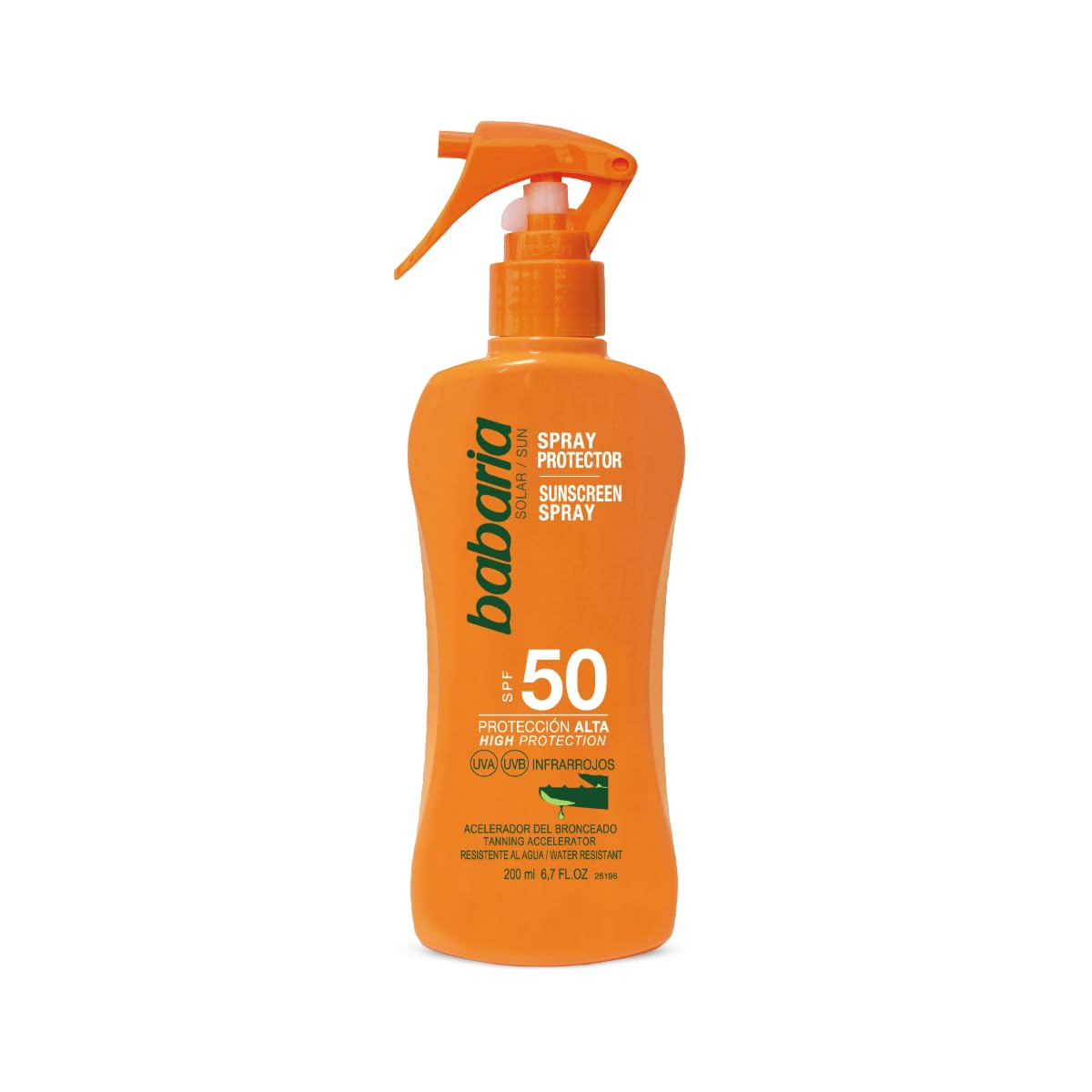 Babaria Sun Protective Sunscreen Spray Spf 50 Waterproof 200 Ml