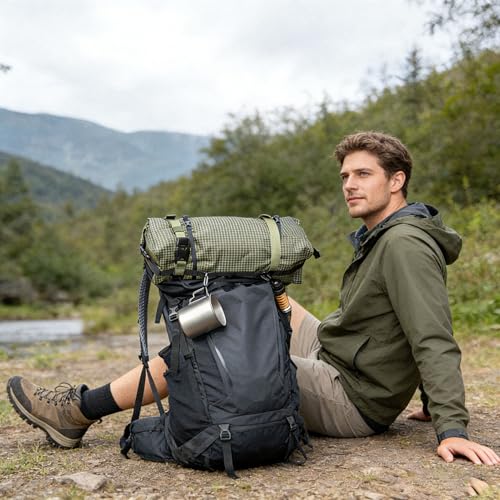 Bolsa de cinturón ajustable impermeable para pesca y escalada 2