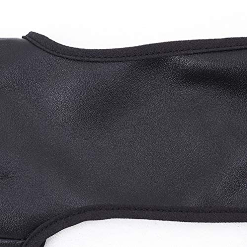 FAVOMOTO Luva de Arco E Flecha Luvas de Couro Com Três Dedos Luvas de Proteção de Tiro Guarda Compos
