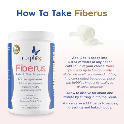 MORPHUS Fiberus Prebiotic Fiber Supplement Powder