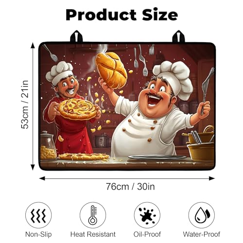 Image of Stove Top Cover for Glass Electric Stove (Pizzas, 30 inch x 21 inch)