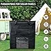 JXE JXO Faraday Bag for Solar Panels and Large Electronic Devices, Military-Grade EMP Protection, Blocks Wireless Signals, Shielding for Solar Flares, Personal Security, Anti-Hacking, Anti-Spying