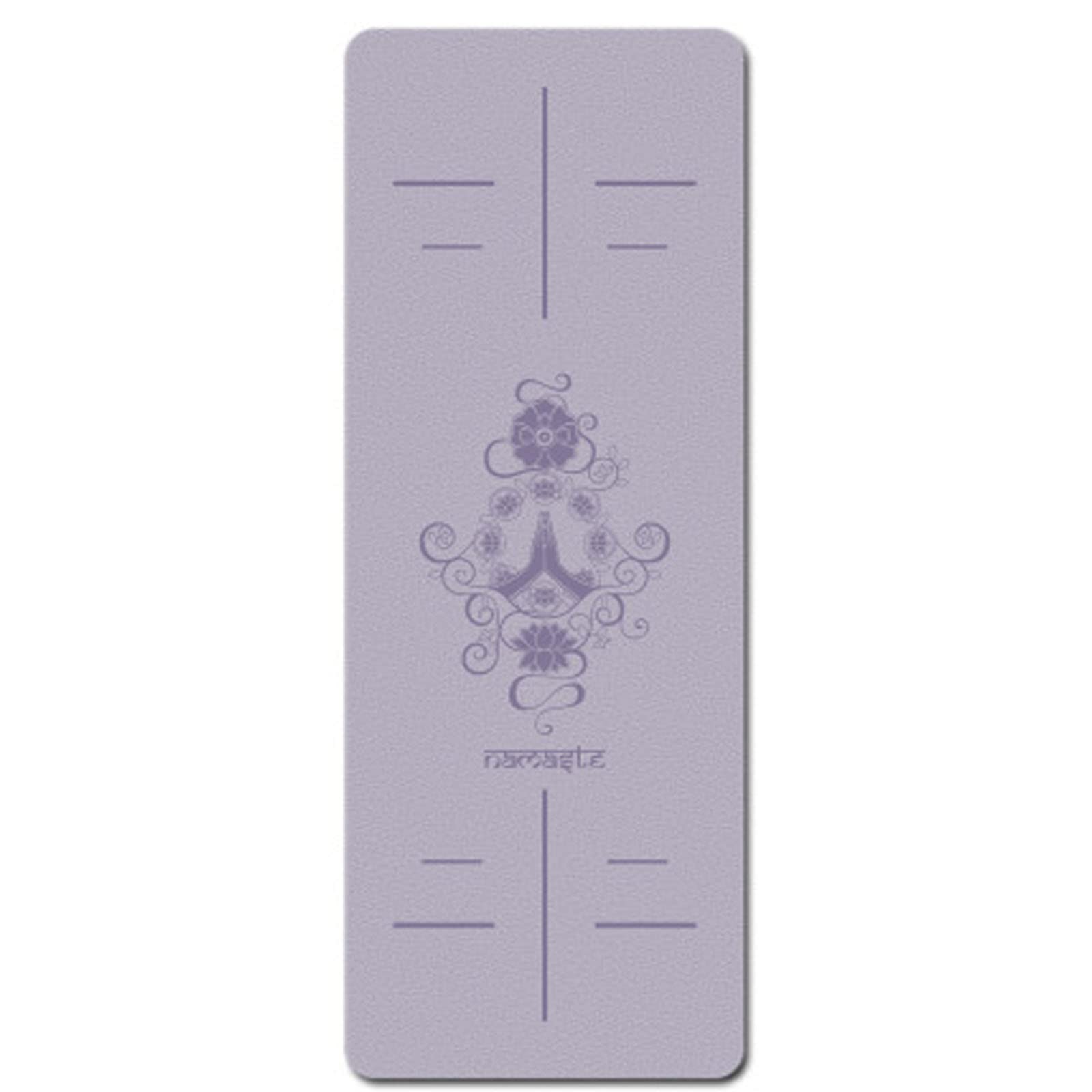 LPY - Tappetino Yoga Tappetino in Gomma Scrub Pu - Tappetino Yoga Antiscivolo per Studio di Yoga Resistente all'Usura e Antiscivolo, - Tappetino per Esercizi per Pilates-lavender