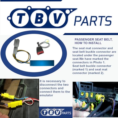 TBVPARTS Diagnose-Hilfswerkzeug – Belegungssensor für Beifahrersitz, kompatibel mit W203 (2000-2004) W209 (2002-2005) W211(2002-2003) W639(2003-2014)