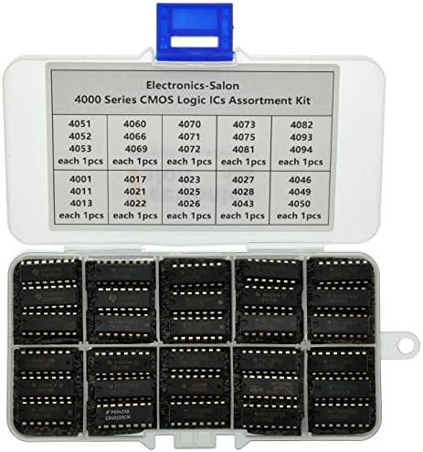 Generic 30 Types 4000 Series CMOS Logic IC Assortment Kit.