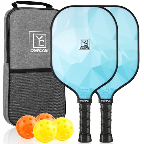 Image of YC DGYCASI Pickleball Paddles Set of 2 USAPA Approved Pickleball Set 2026