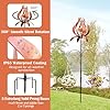 Amazon.com: Manortang Solar Wind Spinner Outdoor Metal 83 Inch Windmill ...