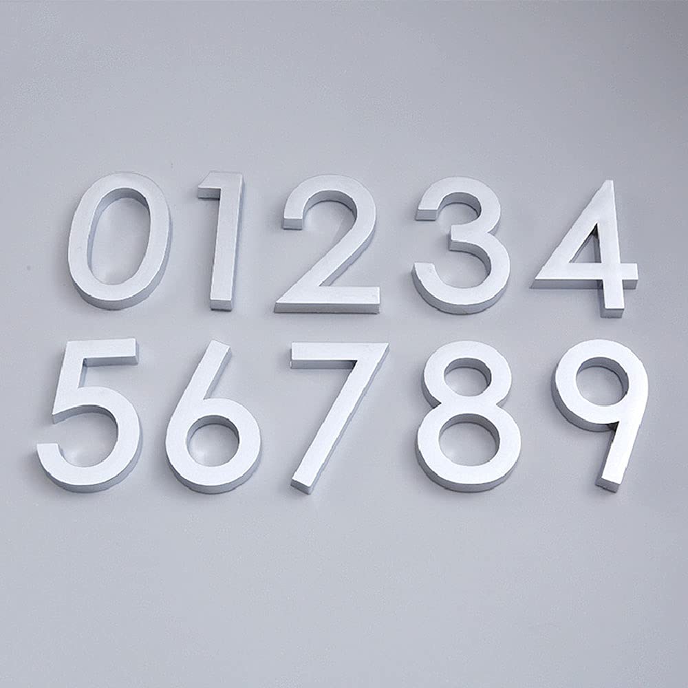 30pcs Pour Boîte Aux Lettres 3 Pouces, 0-9 Autocollants Chiffres,Réfléchissant La Nuit Autocollants Numéros,Numero De Maison Exterieur,Étiquettes