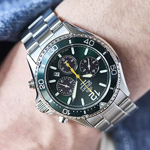 Image of ORIENT RN-TX0204E Men's Metal Band SPORTS Diver Design Mako Japan Import NEW