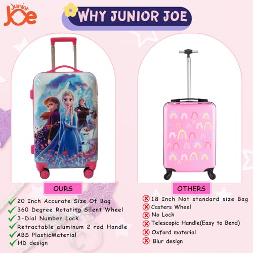Image of 20 Inch Kids Suitcase with 4 Wheel Travel Trolley Bag (4 Day Trip) (DESIGN-12, 20 INCH)