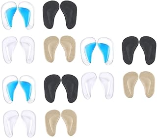 FRCOLOR 12 Pairs Arch Pad Children Shoe Correcton Insoles Kids Shoe Inserts Children Arch Support Cushions Reusable Arch Inserts Feet Pads for Heels Foot Pads Men and Women High Heel Gel