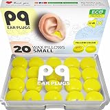 PQ Soft Silicone Ear Plugs - 20 Waterproof Earplugs for Swimming and Sleeping Kids, Swim Ear Plugs f