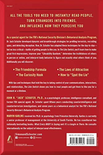 Image of The Like Switch: An Ex-FBI Agent's Guide to Influencing, Attracting, and Winning People Over (The Like Switch Series)