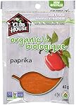 Club House, Quality Natural Herbs & Spices, Organic Paprika, 40g