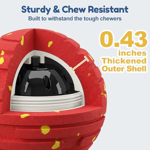 Interactive Dog Toys with Remote Control, Smart Interactive Dog Ball with 3 Modes, Auto-Moving&Bouncing, High-Resilience&Chew Resistant E-TPU Dog Ball, IPX6 Waterproof, Rolling Ball Dogs - Image 5