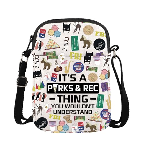 Parks TV Show Inspired Gift Rec TV Merchandise Recreation Comedy TV Show Lover Gift Crossbody Bag