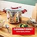 Tefal Clipso Minut Perfect - Olla a Presión de 7.5 L de...