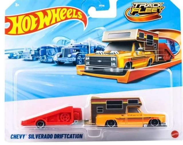 Hot Wheels Chevy Silverado Driftcation 1:64 a escala miniatura 1