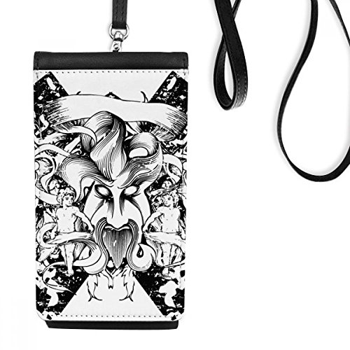 Étui téléphone cuir baroque illustration haut de gamme détails fleur