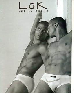 Male Shirtless Underwear ad Clipping Magazine photo 1pg 8x10 orig M9413