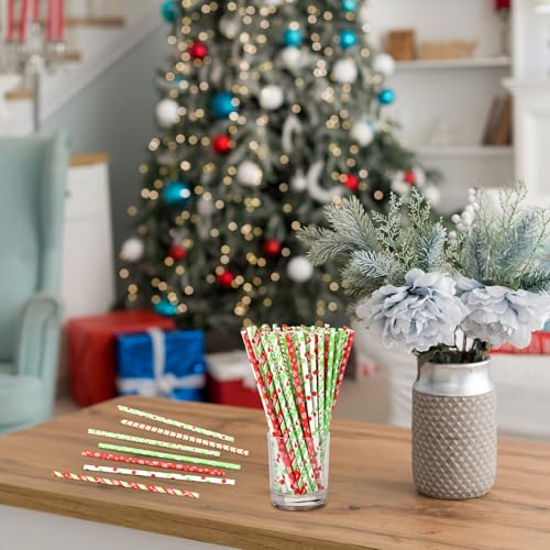 Bokon 300 Pitillos de Papel Navideños 19.7 cm miniatura 4
