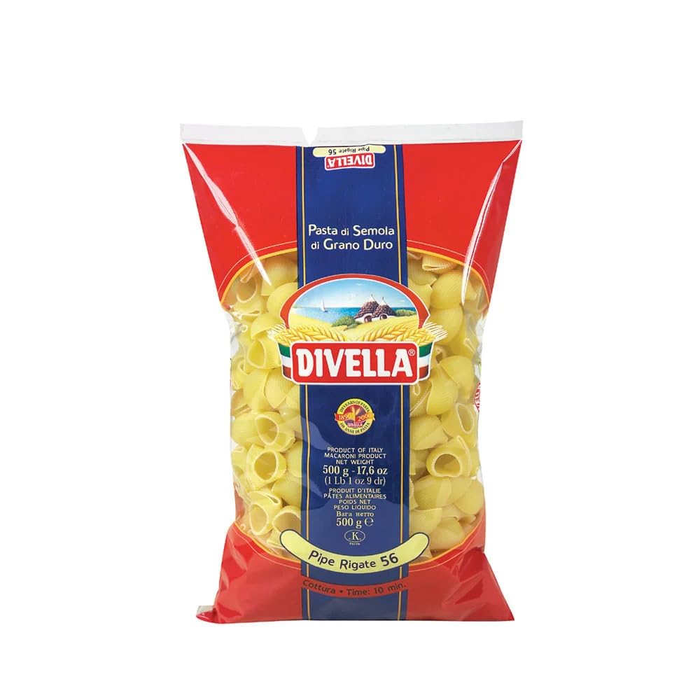 15x Divella Pasta Testpaket Ziti - Rotelle - Orecchiette - Stelline - Pipe Rigate,Italienische Nudeln aus Hartweizengrieß,500g + Beni Culinari Kostenloser Schlüsselanhänger