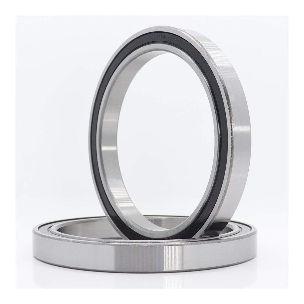 RFXOGTYFZ Power Transmission Products 6818 2RS Precision Bearings ABEC-1 Metric Thin Section Ball 61818 RS 6818RS 90x115x13MM