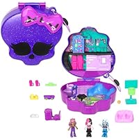 Polly Pocket Estuche Monster High Set de Juego con 3 muñecas y