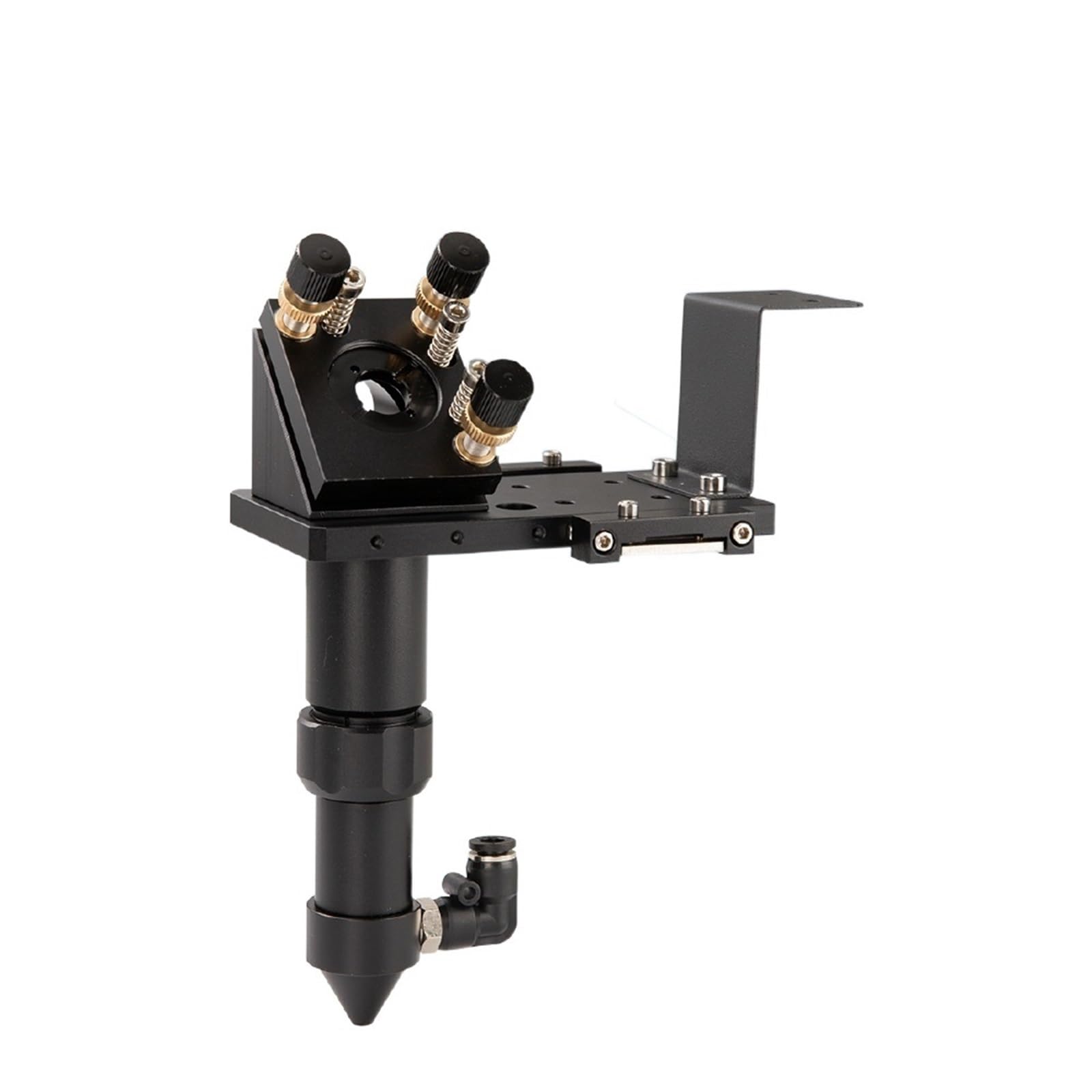 CO2 Laser Head Dia.18 FL38.1& Dia.20 FL50.8/63.5/101.6mm Mount for Laser Engraving Cutting Machine(Black)