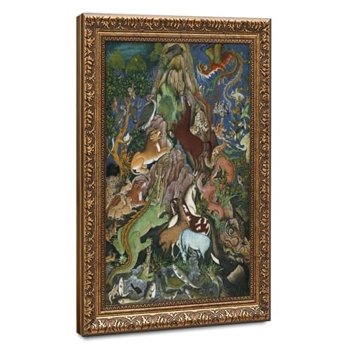 Impression sur toile décorative The Wise Crow pour créer une ambiance studieuse dans votre bureau