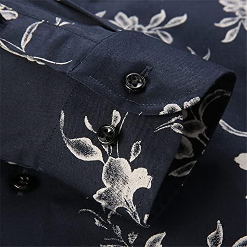 Camicia hawaiana floreale per uomo camicia stampata abbottonata maschile abbigliamento casual per le vacanze, C62, L