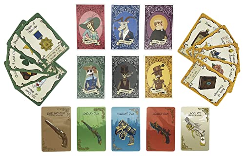 Gatwick Games Loot N' Loaded - The Quick Draw And Item Collecting Card Game With Toy Guns, Great Addition To Your Family Games, Adult Games For Game Night, And Party Games, 2-6 Players, Brown #TOP3