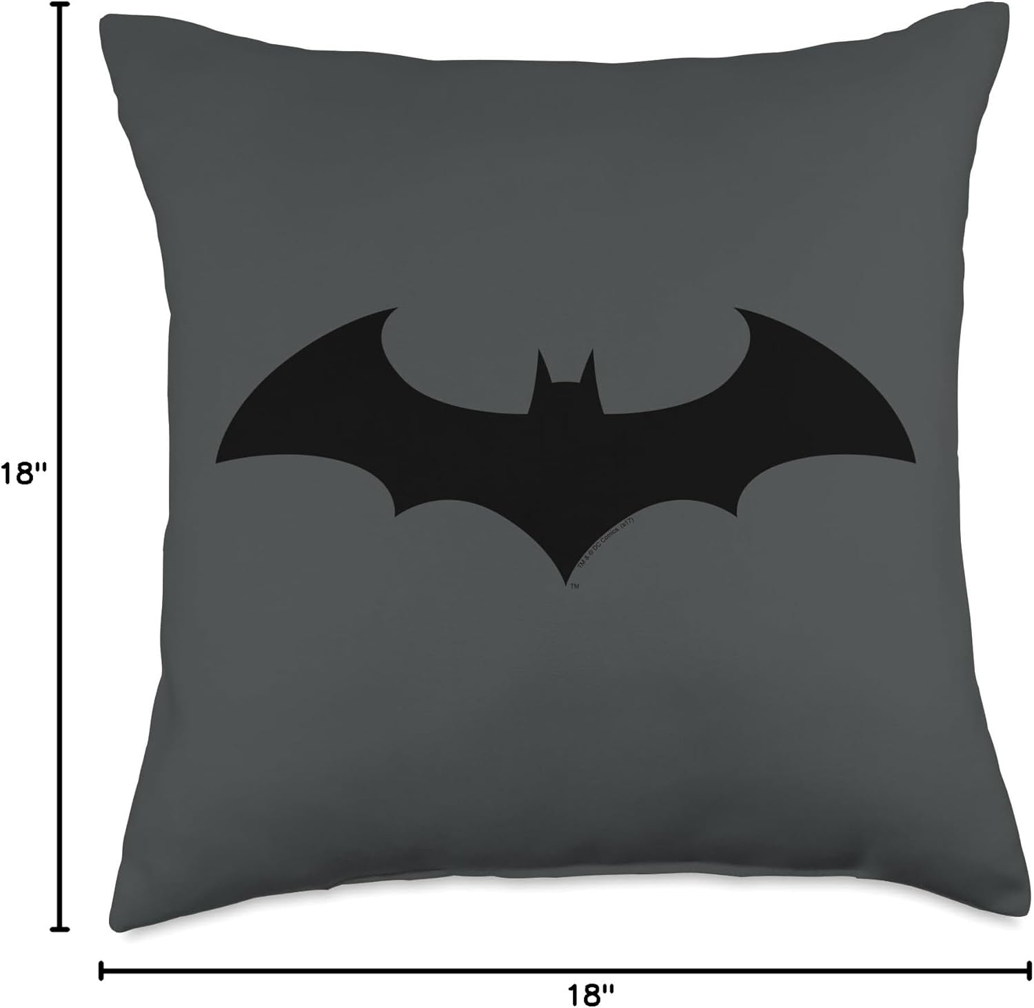 Batman Hush Logo Throw Pillow