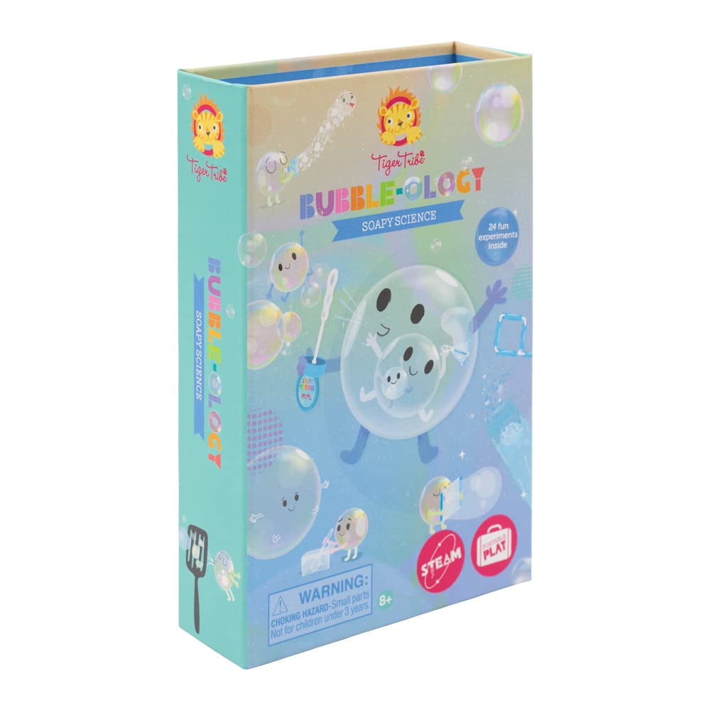 Bubble Science Activity Kit – Bubble-Ology - Fun Science Experiment Kit for Kids, Learn to Create Bubbles, STEM Activity. Ages 8-12 Years
