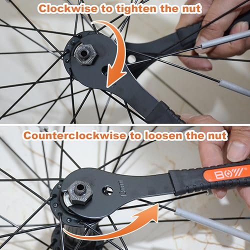 Clé à molette pour moyeu de roue de vélo contre le jeu d'axe