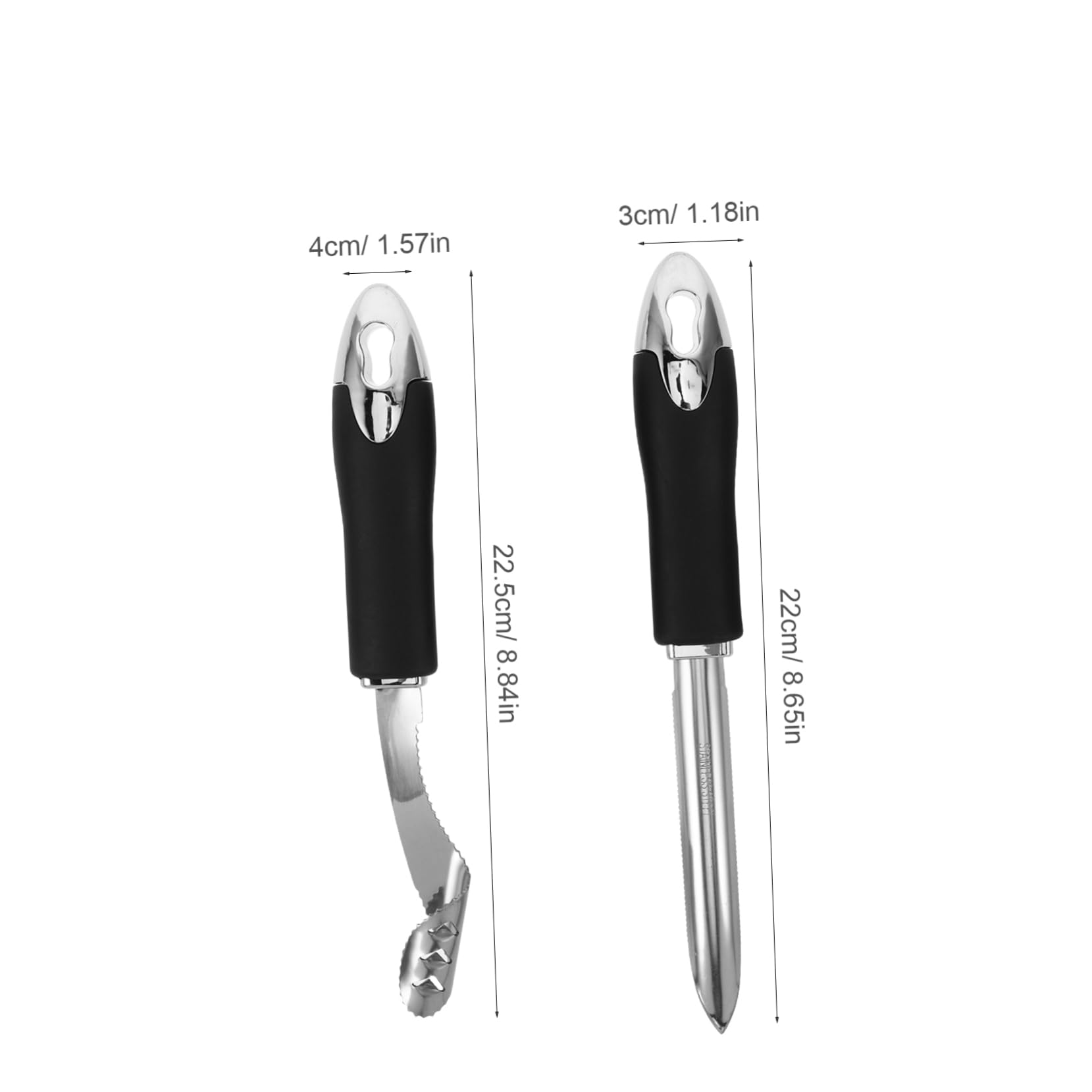 GALPADA Extractor De Núcleos Inoxidable Para Pimientos Y Verduras De Herramienta Descorazonadora Para Cocina Diseño Y Serrados Para Uso Rápido Y Práctico 2 Piezas X 4
