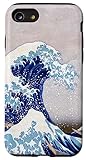 Installation facile La grande vague de Kanagawa Hokusai Art japonais Coque pour iPhone SE (2020) / 7 / 8