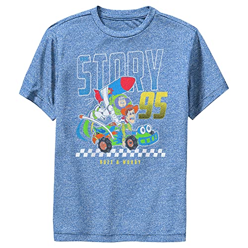 Boy's Toy Story Buzz & Woody Rocket Car Performance Tee