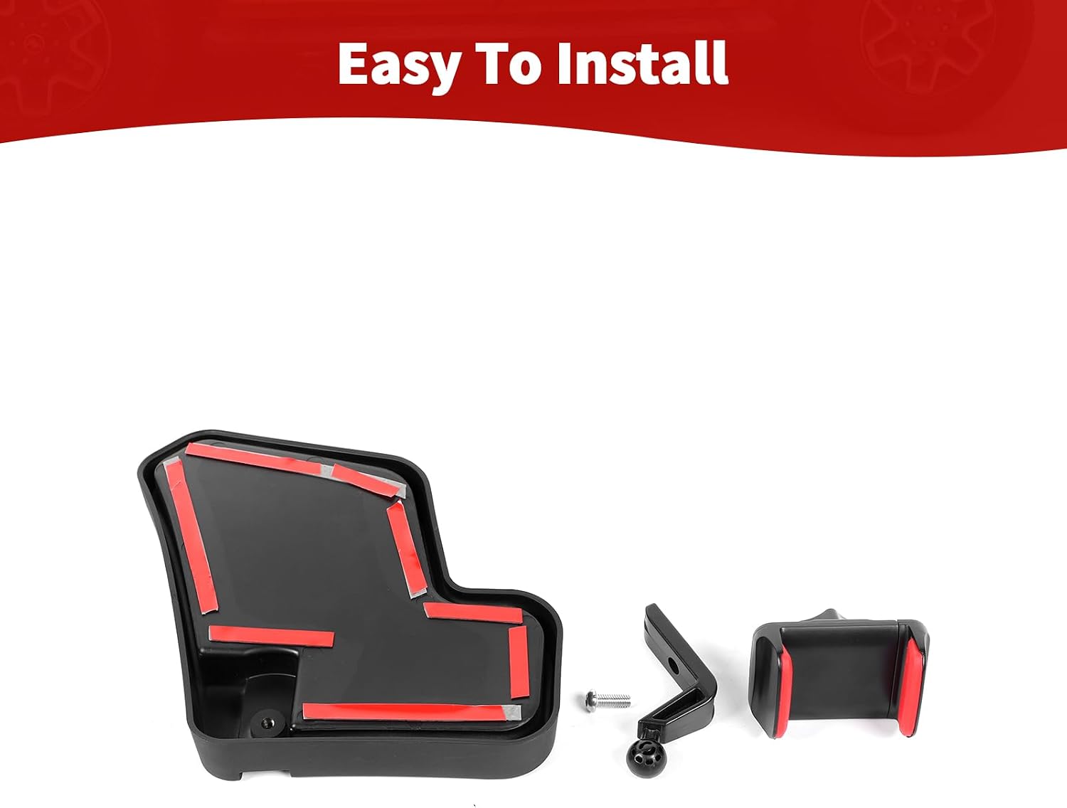 for Silverado Dash Storage Tray Phone Holder Fit for Chevy Silverado/GMC Sierra 2014-2018 Black Interior Accessories 1pc