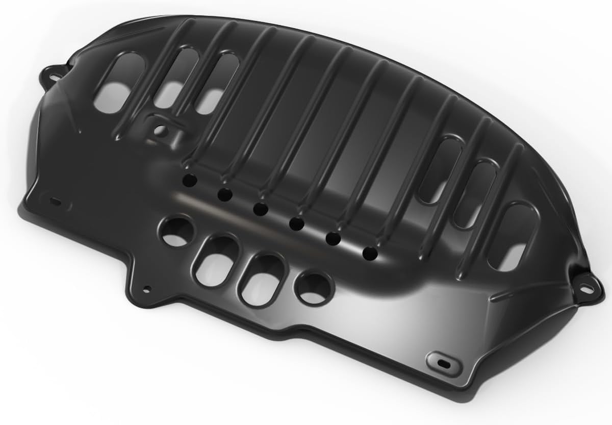 AEV Exhaust & Transmission Skid Plate Compatible with Chevy Silverado HD & GMC Sierra HD 4WD (2020–2026) – Heavy-Duty Underbody Protection, Off-Road Armor