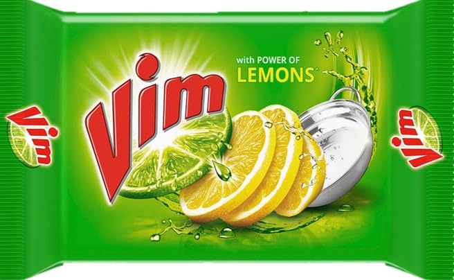 Vim Lemon Dishwash Bar, 300g